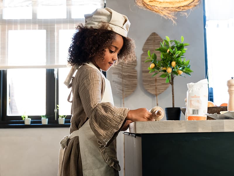 Kinderen ook blij met de keuken!