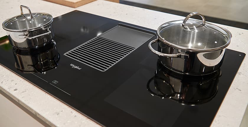 AEG kookplaat met kookveldafzuiging