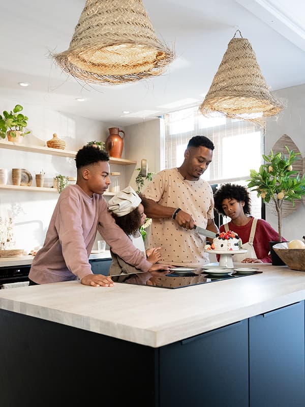 Keuken met kookeiland