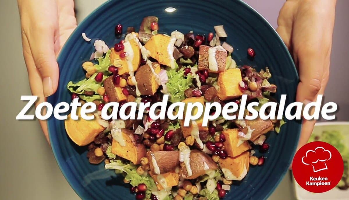 Koken met Francine -Zoete aardappelsalade