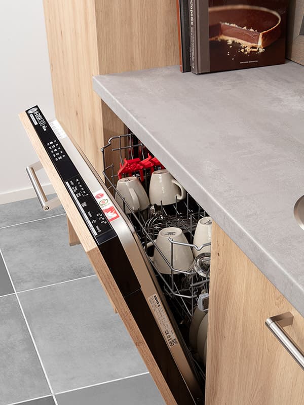 Vaatwasser in keuken