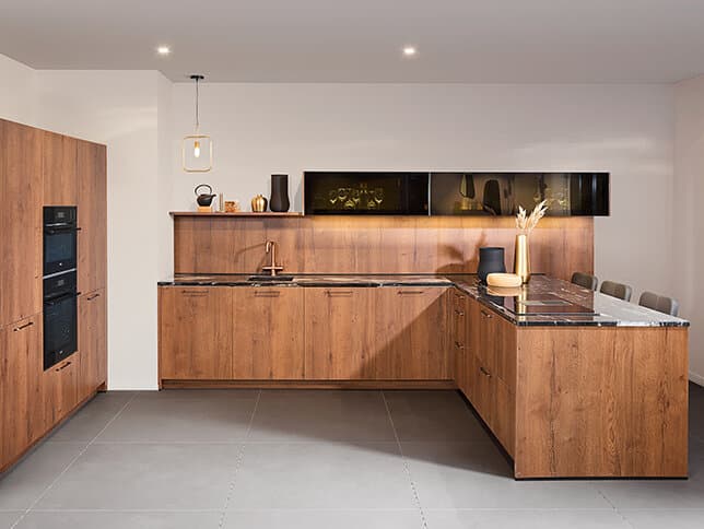 Greeploze houten keuken