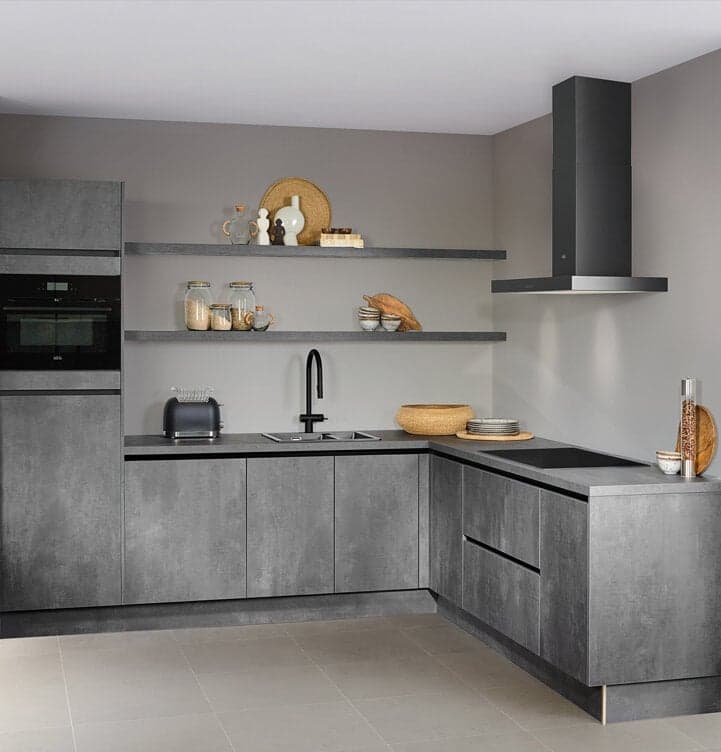 Grijze keuken