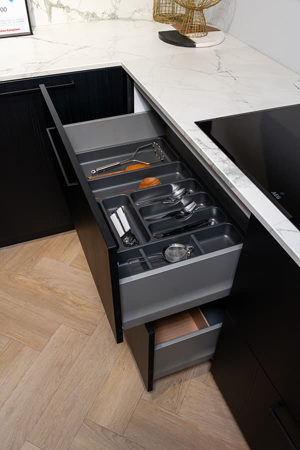 Ladekast in de keuken