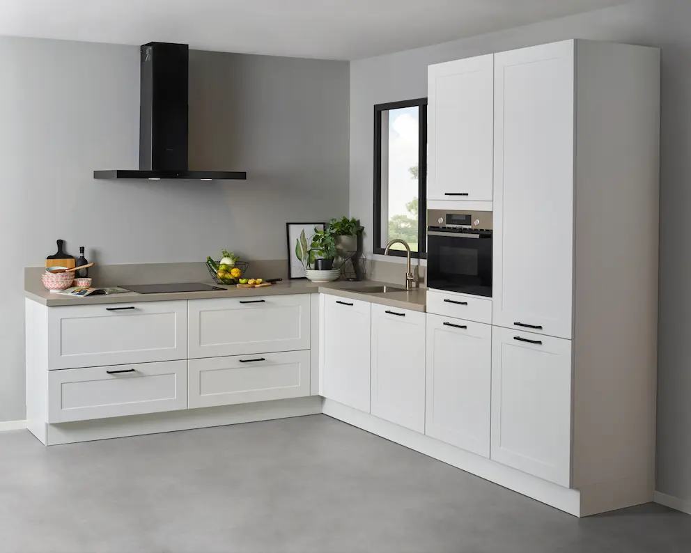 hoekkeuken buchum wit